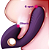 ZD080  Vibrador Alien Penetravel c/Alça e Sugador Clitoris - Imagem 8