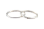 Par Aliança Prata 950 Reta Canto Quebrado 2mm Com Zirconia Cristal 1,25mm - ALP539 - Imagem 1