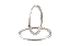 Par Aliança Prata 950 Reta Canto Quebrado 2mm Com Zirconia Cristal 1,25mm - ALP539 - Imagem 2