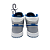 Nike Air Jordan 1 Mid Cement True Blue - Imagem 5