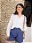 Camisa Cropped - Branca - Imagem 1