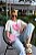T-Shirt estampada Heart Flower - off white - Imagem 2
