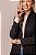 Blazer sem Gola-Preto M - Imagem 3