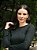 Blusa Tricot Botões - Preto - Imagem 1