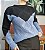 Blusa Rayssa - Azul com Preto - Imagem 1