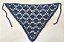 Lenço Croche-Azul jeans - Imagem 1