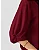 Camisa Manga Drapeada -Vinho M - Imagem 5