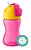 Copo Avent Dinossauro c/Canudo Curvado 300ml Rosa/Amarelo  SCF798-02 - Imagem 2