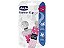 Prendedor de Chupeta Chicco Rosa  - Fashion Clip Girl - Imagem 1