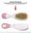 Escova e Pente Infantil Rosa - Chicco - Imagem 3