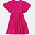 Vestido Paetê Pink Menina Magenta Brilhe em Grande Estilo Tam04 - Imagem 3