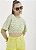 Camiseta Meninas Cropped Jacquard Colcci Tam 12 - Imagem 1