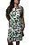 Vestido Curto Estampado Geométrico Tam M - Imagem 1