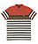 Camisa Polo Rovitex Adulto Estampa Listrada Premium - Imagem 1