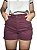 Shorts Feminino de Sarja Vinho 40 - Imagem 1