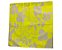 Capa Almofada Decorativa Floral Amarelo Tecido Jacquard 45x45 Com Zíper Invisivel - Imagem 2