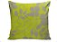 Capa Almofada Decorativa Floral Amarelo Tecido Jacquard 45x45 Com Zíper Invisivel - Imagem 1