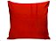 Capa Almofada Decorativa Vermelho Lisa 100% Algodão Tricoline 45x45 Com Zíper Invisível - Imagem 1