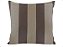 Capa Almofada Decorativa Listras Marrom Tecido Jacquard 45x45 Com Ziper Invisivel - Imagem 1