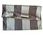Capa Almofada Decorativa Listras Marrom Tecido Jacquard 45x45 Com Ziper Invisivel - Imagem 5