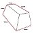 Batente Maciço Calço de Borracha Para Caminhões Docas 145x60x80mm Borrachas Londrina - Imagem 3