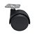 Rodízio para Cadeira de Escritório Mesa C/ Placa 38X38 Preto 40kg - 1 Uni Borrachas Londrina - Imagem 6