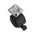 Rodízio para Cadeira de Escritório SQ90 HC 38X38 Preto Com Freio 40kg - 1 Uni Borrachas Londrina - Imagem 6
