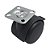 Rodízio para Cadeira de Escritório SQ90 HC 38X38 Preto Com Freio 40kg - 1 Uni Borrachas Londrina - Imagem 3