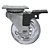 Rodízio Giratório Gel 2 Pol Anti Risco Base 42x42mm Com Trava 40Kg - 1 Uni Borrachas Londrina - Imagem 1