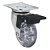 Rodízio Giratório Gel 2 Pol Anti Risco Base 42x42mm Com Trava 40Kg - 1 Uni Borrachas Londrina - Imagem 6