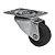 Rodízio Giratório GLR Zincado Freezer Móveis Sofá 41mm Nylon 125 Kg - Borrachas Londrina - Imagem 4