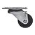 Rodízio Giratório GLR Zincado Freezer Móveis Sofá 41mm Nylon 125 Kg - Borrachas Londrina - Imagem 6