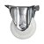 Rodízio Fixo Aço Zincado Nylon FLR 414 NNKC 200KG - 1 Unidade Borrachas Londrina - Imagem 5