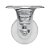 Rodízio Fixo Carrinho Industrial Nylon FLR 210 NN 80kg - 1 Unidade Borrachas Londrina - Imagem 1