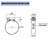 Abraçadeira Aço Galvanizado Rosca Sem Fim 152X171 - 14MM - 1 UND Borrachas Londrina - Imagem 2