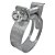 Abraçadeira Tipo Mangote Aço Galvanizado 48 X 56 MM Larg. 20 MM - 1 Unidade Borrachas Londrina - Imagem 1