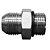 Adaptador Niple Macho 1.1/16 Jic X 1.1/16 Oring - 1 Unidade - Imagem 10