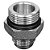Adaptador Niple 1.1/16 Jic X 1.5/16 Oring Paralelo - 1 Unidade - Imagem 2