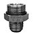 Adaptador Niple 1.1/16 Jic X 1.5/16 Oring Paralelo - 1 Unidade - Imagem 10