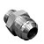 Adaptador Niple 1.1/16 Jic X 7/8 Anel Oring Paralelo - 1 Unidade - Imagem 8