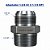 Adaptador Niple Macho 1.5/8 Jic X 1.1/2 Npt - 1 Unidade - Imagem 2