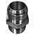Adaptador Hidráulico Niple Macho 1.5/8" JIC x 1.1/4" NPT - Imagem 1