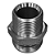 Adaptador Hidráulico Macho 1.7/8" JIC x 1.1/4" NPT - Imagem 7