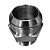 Adaptador Hidráulico 2.1/2" JIC x 2" NPT Macho Aço Alta Resistência - Imagem 1