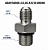 Adaptador Hidráulico 1/2 JIC x 9/16 ORING Macho Alta Pressão - Imagem 3