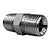 Adaptador Hidráulico 1/2" NPT x 1/2" NPT Macho Alta Pressão - Imagem 5