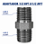 Adaptador Hidráulico 1/2" NPT x 1/2" NPT Macho Alta Pressão - Imagem 2