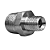 Adaptador Hidráulico 1/2" NPT x 1/4" NPT Macho Alta Pressão - Imagem 9