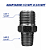 Adaptador Hidráulico 1/2" NPT x 3/8" NPT Macho Alta Pressão - Imagem 2