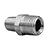 Adaptador Hidráulico 1/2" NPT x 3/8" NPT Macho Alta Pressão - Imagem 7